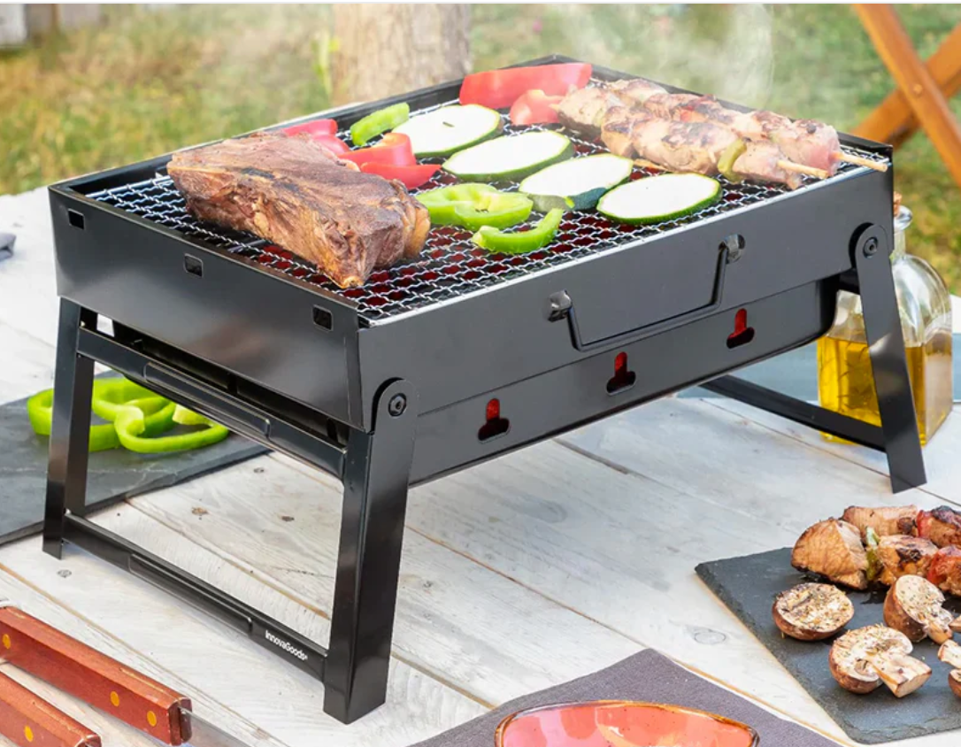 ParriPro™ - Parrilla Plegable Portatil