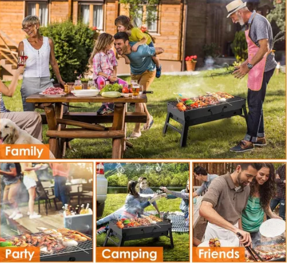 ParriPro™ - Parrilla Plegable Portatil
